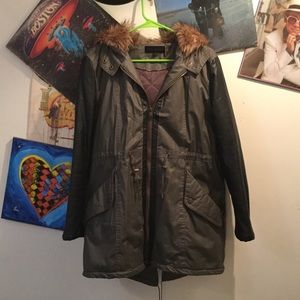 STEVE MADDEN LINED WINTER JACKET L
